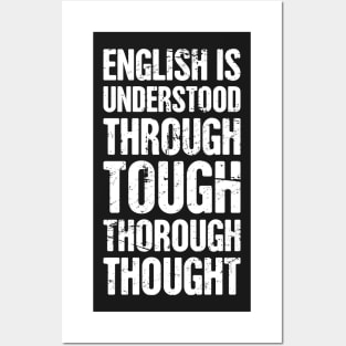 Funny English Teacher Quote Posters and Art